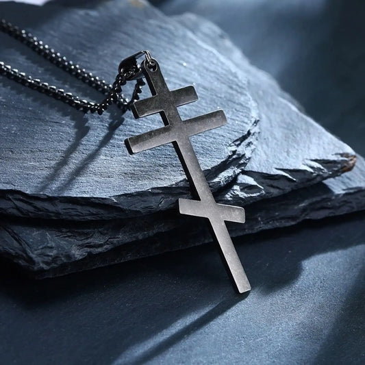 Collier Croix Orthodoxe