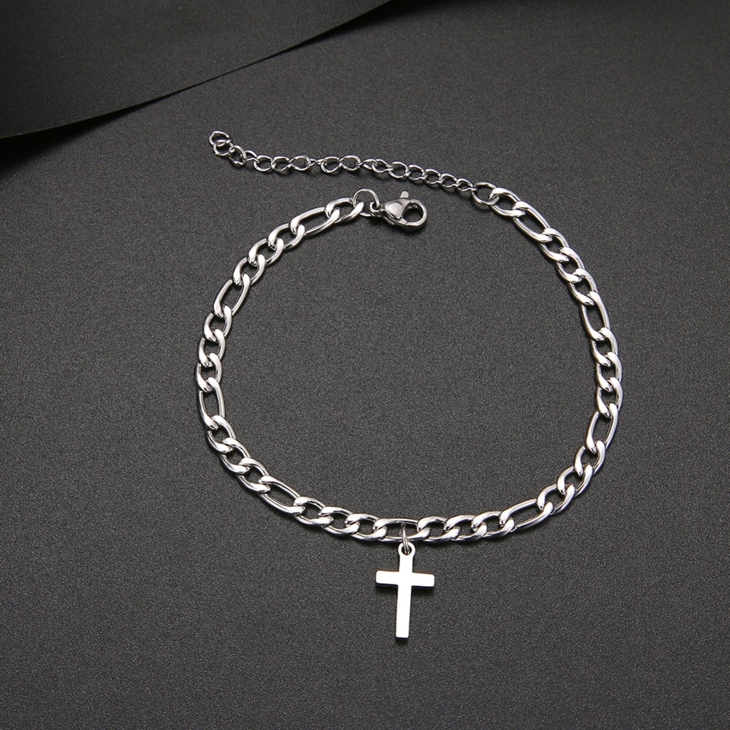 Bracelet Gourmette Croix Chrétienne JRBijouxDesign