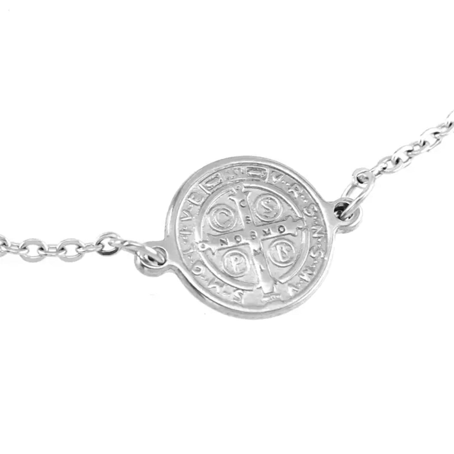 Bracelet Médaille Miraculeuse Saint Benoit JRBijouxDesign