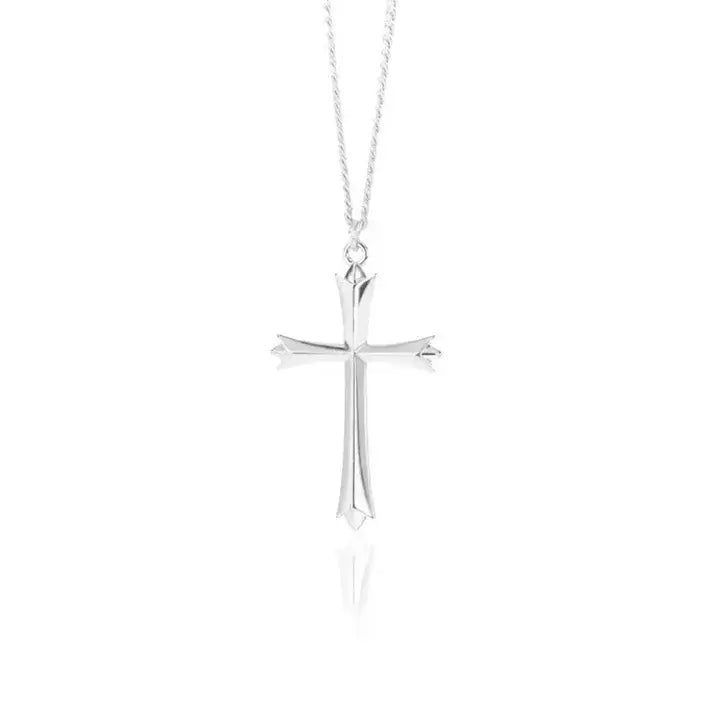 Collier Croix Chrétienne Moderne et Design argent