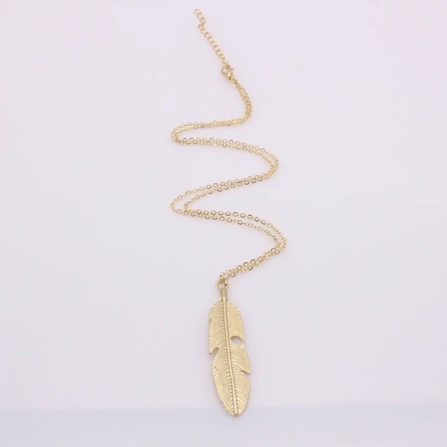 Collier Long Pendentifs Bohème Plumes