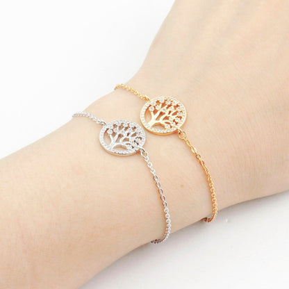 Bracelet Arbre de Vie et Pierres Précieuses JRBijouxDesign