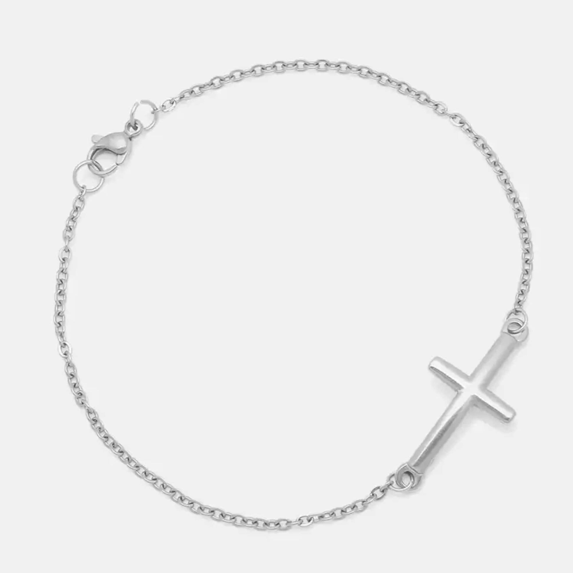 Bracelet Croix Chrétienne Inoxydable JRBijouxDesign