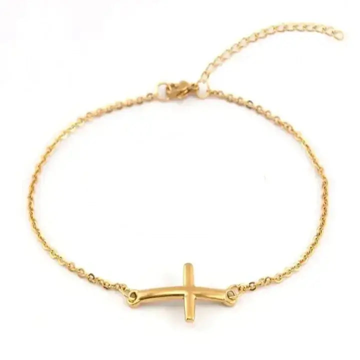 Bracelet Croix Chrétienne Inoxydable JRBijouxDesign