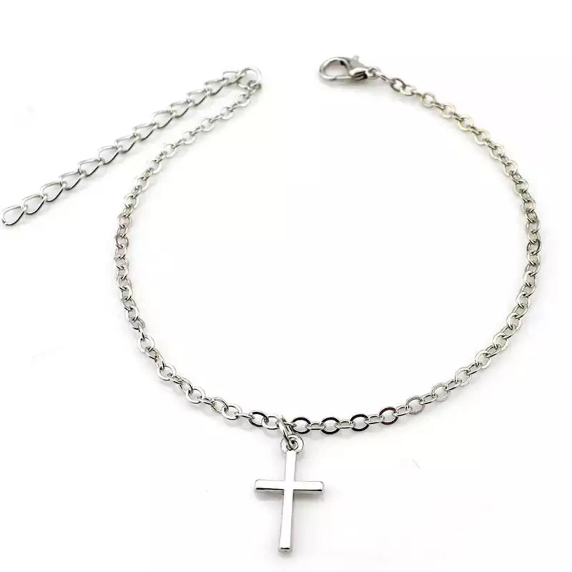 Bracelet de Cheville avec Croix Chrétienne JRBijouxDesign