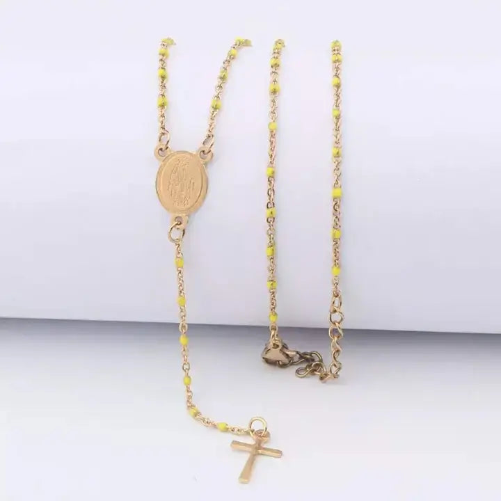 Chapelet Croix et Médaille Vierge Marie JRBijouxDesign