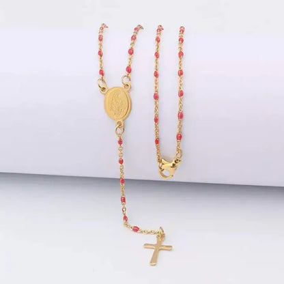 Chapelet Croix et Médaille Vierge Marie JRBijouxDesign