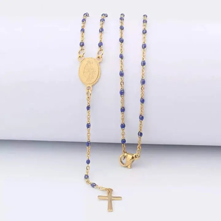 Chapelet Croix et Médaille Vierge Marie JRBijouxDesign