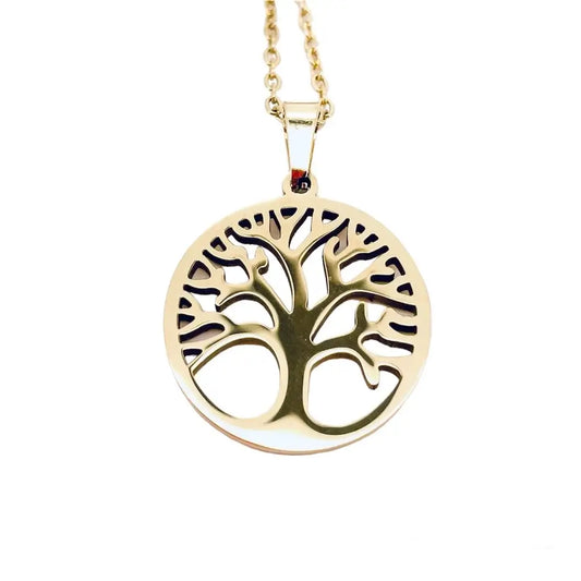 Collier Arbre de Vie en Acier Inoxydable JRBijouxDesign