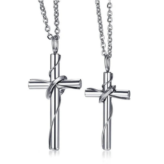 Colliers Chrétien Croix de Couple Inoxydable JRBijouxDesign