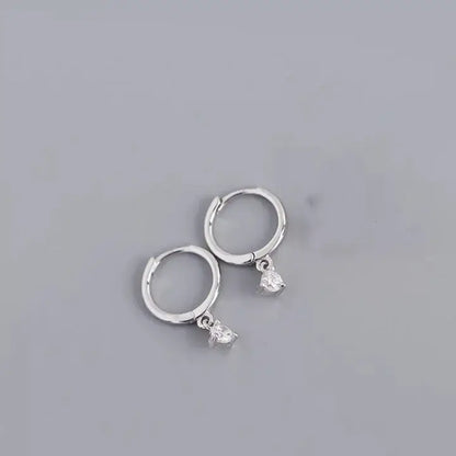 Boucles d'Oreilles Minimalistes Zircon