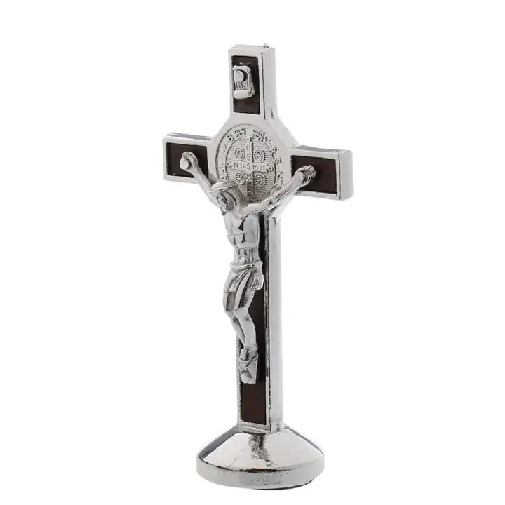 Crucifix Argent avec Jésus sur la croix