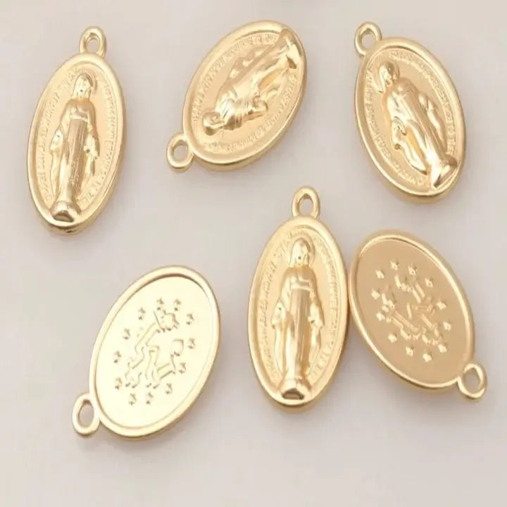 Médaille miraculeuse dorée Sainte Vierge plusieurs médailles