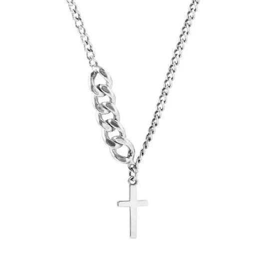 Collier Croix Chrétiennes Grandes Mailles