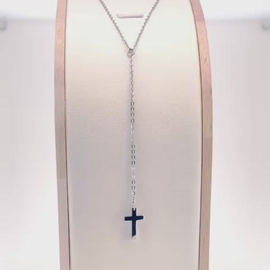 Collier Chrétien Croix Pendante Inoxydable JRBijouxDesign video